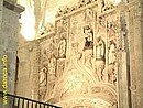 Detalle del lateral de la Capilla de los Sagrados Corporales en la Iglesia de la Colegial
